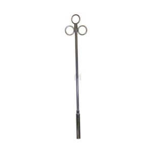 Balling Gun With Chrome Plated Head 18" by 1/2"