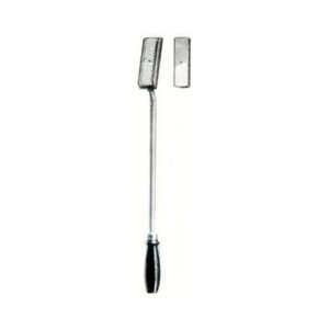 Folding Tooth Rasp for Lower Jaws with Interchangeable Blade