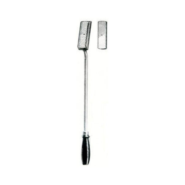Folding Tooth Rasp for Lower Jaws with Interchangeable Blade
