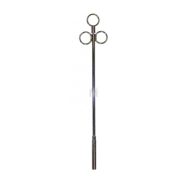 18" x 7/16" Balling Gun with Chrome Plated Head