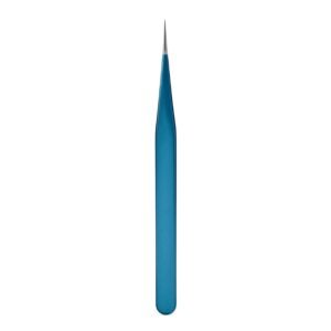 Blue Handle Fine Tip Tweezer