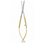 Castroviejo Precision Embroidery Scissors Gold Handle