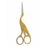 Gold Stork Embroidery Scissors