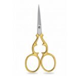 Ornate Gold Scroll Embroidery Scissors