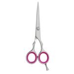 Pink Grip Hair Dressing Scissors