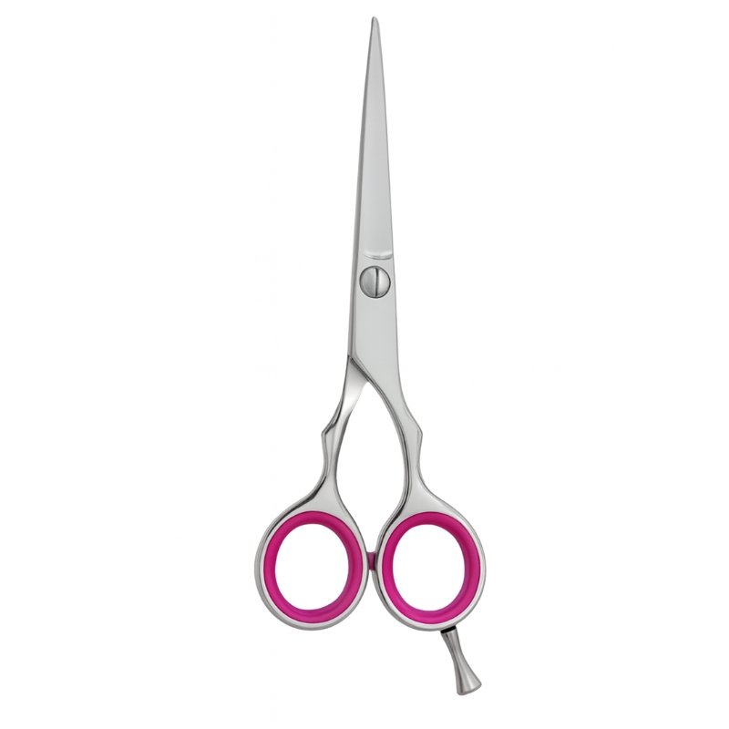 Pink Grip Hair Dressing Scissors Pink Grip Hair Dressing Scissors