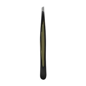 Slant Olive Stripe Tweezer