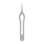 Teardrop Grip Blade Tweezer