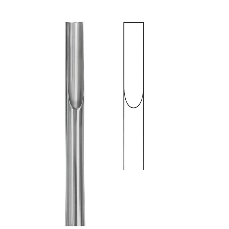 Concave Blade Root Elevator with Cylindrical Handle Concave Blade Root Elevator with Cylindrical Handle
