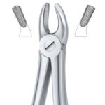 Cross Grip Serrated Dental Forceps