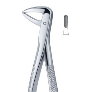 Cross Grip Serrated Dental Forceps