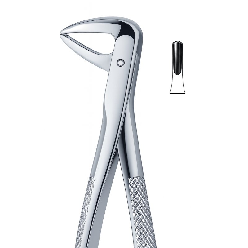 Cross Grip Serrated Dental Forceps Cross Grip Serrated Dental Forceps