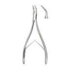 Curved Beak Extraction Forceps Spring Handle