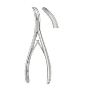 Curved Beak Extraction Forceps Textured Grip