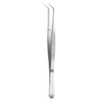 Curved Polished Cotton & Dressing Tweezers