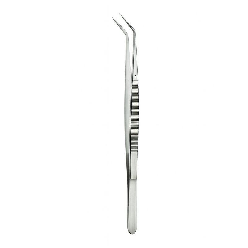 Curved Surgical Cotton & Dressing Tweezers