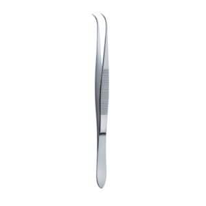 Curved Tip Cotton & Dressing Tweezers
