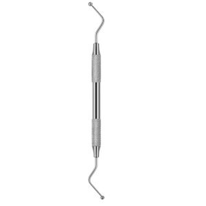 Double Ended Angled Ball Tip Bone Curette
