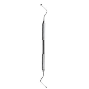 Double Ended Ball Tip Angled Bone Curette