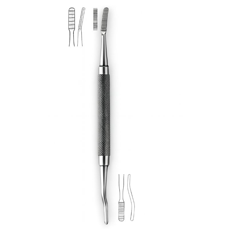 Double Ended Serrated Bone File