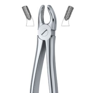 Dual Grip Serrated Dental Forceps