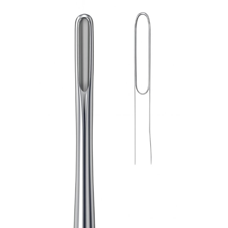 Eye-Tip Root Elevator with Slim Ergonomic Handle Eye-Tip Root Elevator with Slim Ergonomic Handle