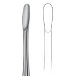 Looped Root Elevator with Curved Blade