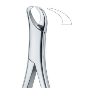 Premolar Curve Grip Dental Forceps