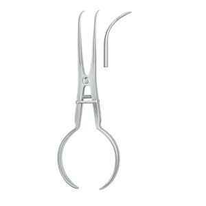 Rubber Dam Clamp Forceps with Curved Nozzle