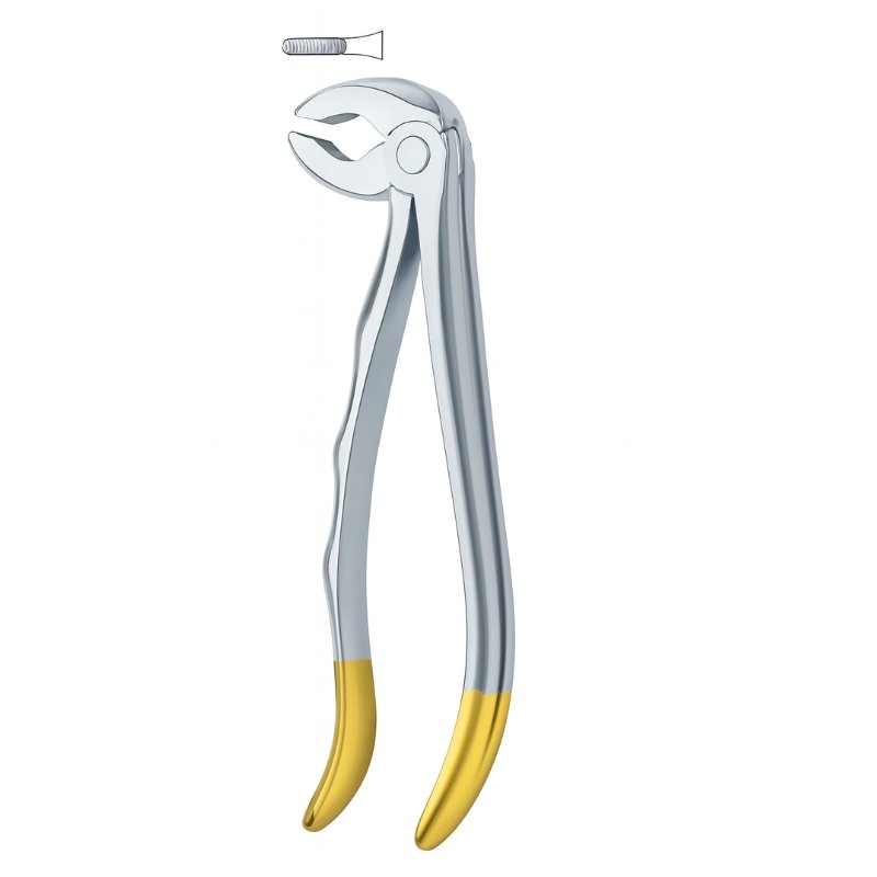 Rubber Grip Stainless Dental Forceps