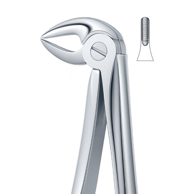 Serrated Cross Stainless Dental Forceps Serrated Cross Stainless Dental Forceps