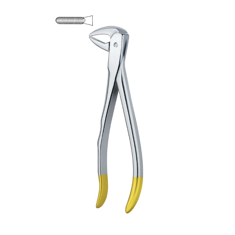 Yellow Axis Grip Dental Forceps Yellow Axis Grip Dental Forceps