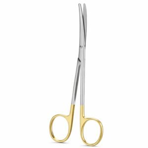 Curved Gold Gum Scissors
