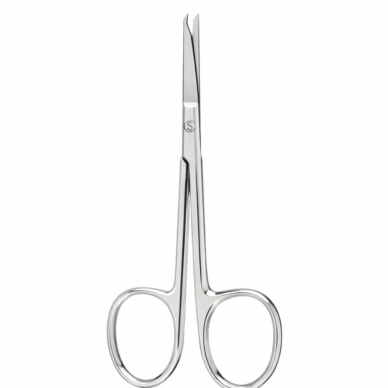 Curved Needle Holder Scissors Angled Needle Holder Scissors - Image 1