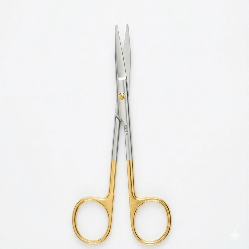 Straight Gold Gum Scissors Straight Gold Gum Scissors