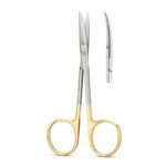 Straight Gold Handle Scissors