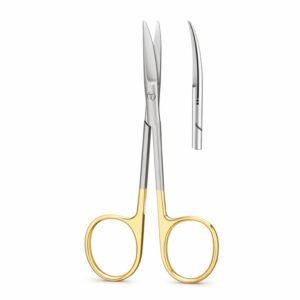 Straight Gold Handle Scissors