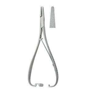 Textured Short Jaw Needle Holder