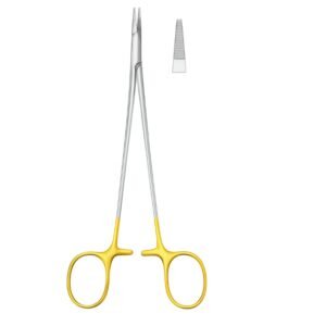 Tungsten Carbide Serrated Needle Holder