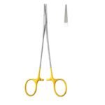 Tungsten Carbide Short Serrated Needle Holder