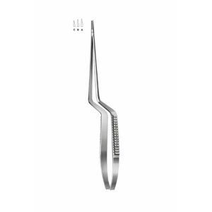 Angled Serrated Precision Forceps