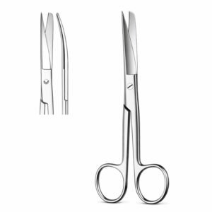 Curved Blade Surgical Scissors