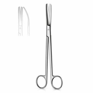 Curved Blunt Surgical Scissors