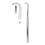 Curved Hook Cystic Dissector