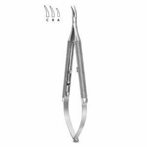 Curved Micro Suture Forceps