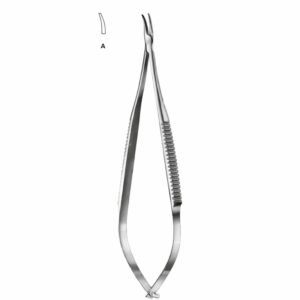 Curved Micro Suture Holder