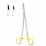 Curved Tip Needle Holder