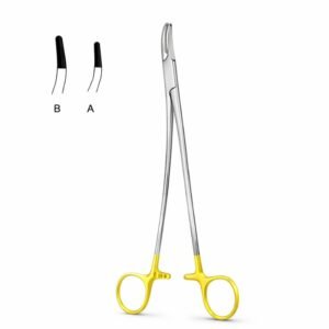 Curved Tip Needle Holder