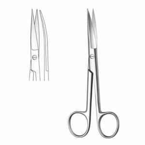 Curved Tip Surgical Scissors