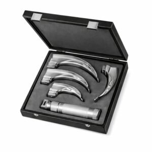 Four Blade Laryngoscope Set